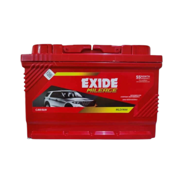 Exide Mileage DIN 66 car battery