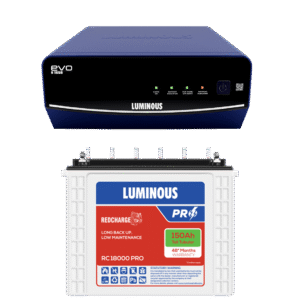 LUMINOUS 1550 SINEWAVE + RC 18000PRO 150AH BATTERY