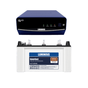LUMINOUS 750 SINEWAVE  + ILST 12042 - 100AH BATTERY