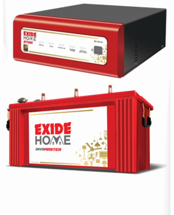 EXIDE STAR 900VA SINEWAVE + INVA MASTER 1000 BATTERY