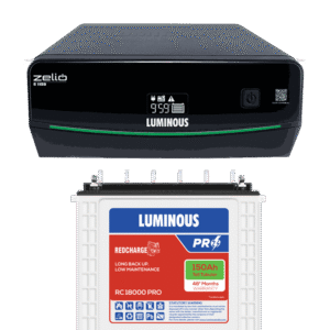 LUMINOUS ZELIO 1150 UPS + LUMINOUS RC 18000 PRO 150AH BATTERY